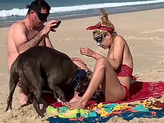 Couple sex with dog